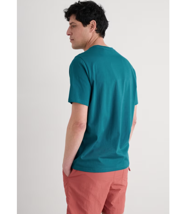 SEASALT CORNWALL •• Men's Midwatch T-shirt | Porthmeor Collage Dark Drift