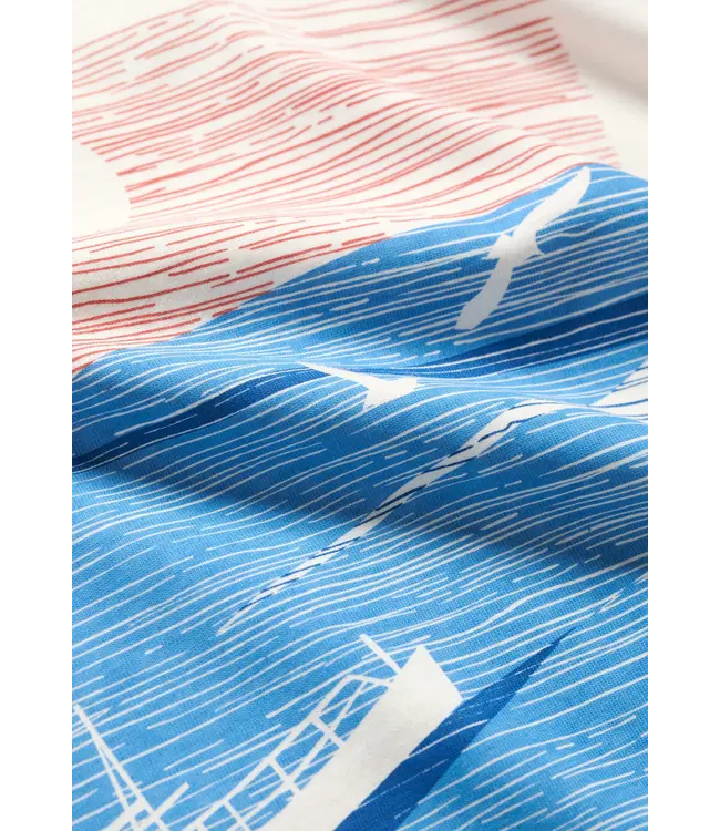 SEASALT CORNWALL •• Men's Midwatch T-shirt | Sailing Graphic Chalk