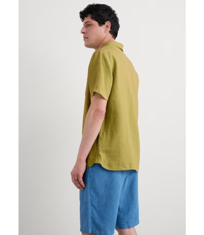 SEASALT CORNWALL •• Men's Carne Shirt | Light Citron