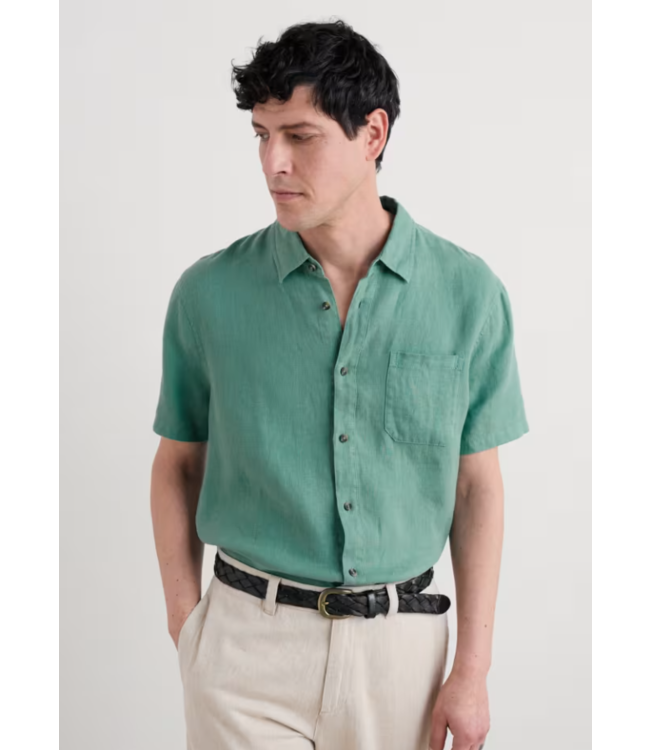 SEASALT CORNWALL •• Men's Carne Shirt | Mineral