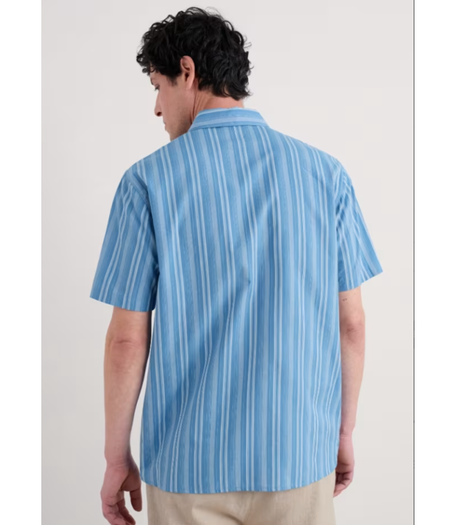 SEASALT CORNWALL •• Men's Skylight Cave Shirt | Calligraphy Clear Sky