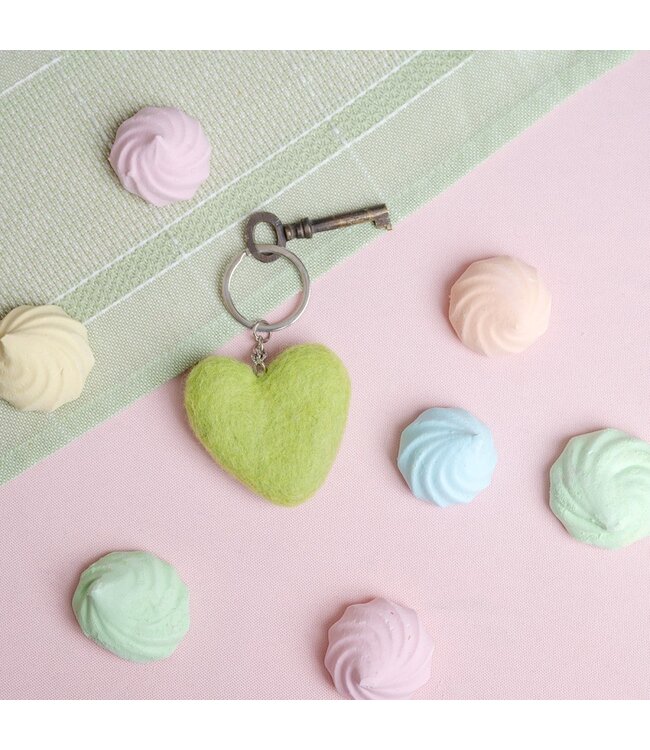 SJAAL MET VERHAAL  •• Sleutelhanger Hart | Assorti