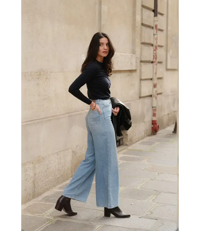 MUD Jeans •• Sara High Loose Flow - Stone Vintage