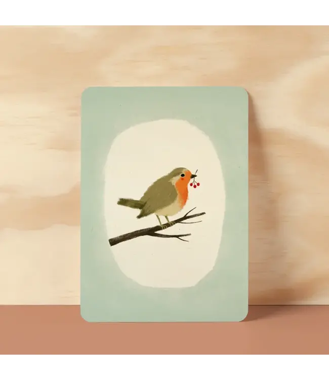 Illu-ster •• Ansichtkaart | Robin