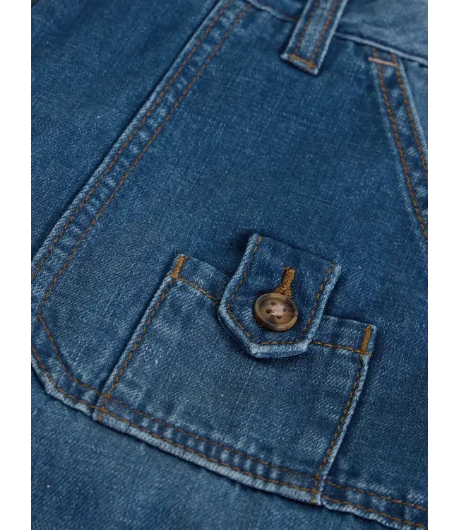 WHITE STUFF •• Mollie Combat Denim Shorts | Dark Denim