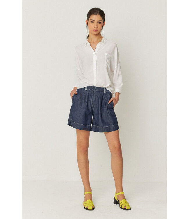 SKFK •• NAROA-GOTS SHORT | Raw Denim