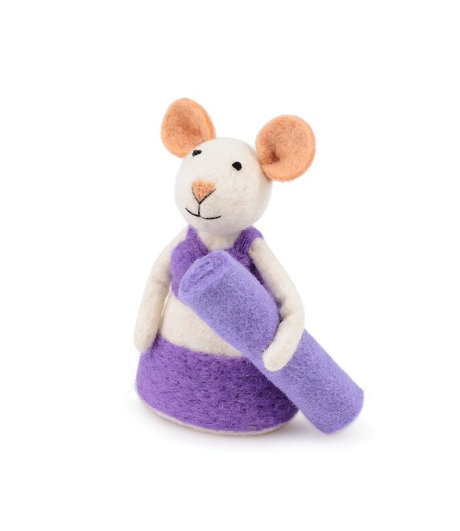 SJAAL MET VERHAAL  •• Decoratie muis | Yogamuis