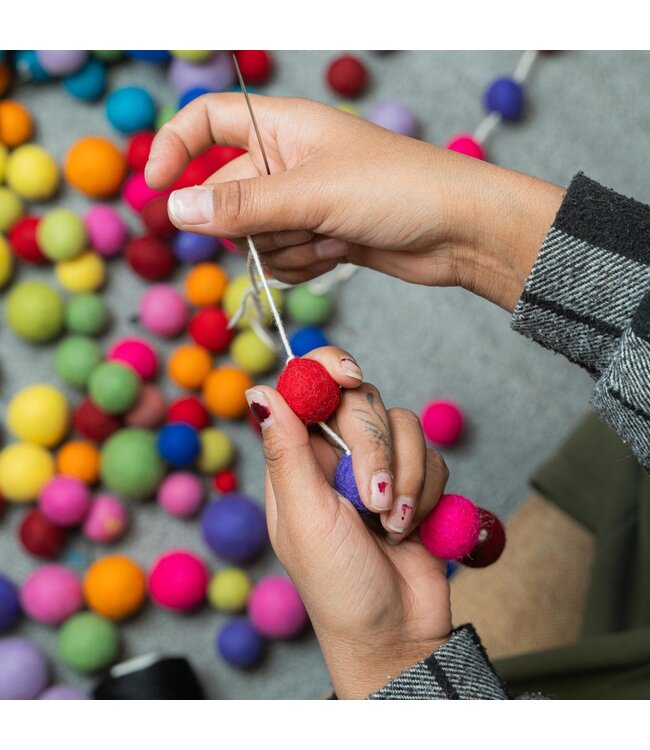 SJAAL MET VERHAAL  •• Onderzetter Vierkant Multicolor