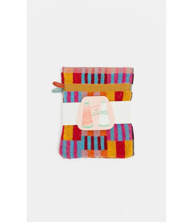 FOEKJE FLEUR •• Wash Cloths duo #47 tulip quilt