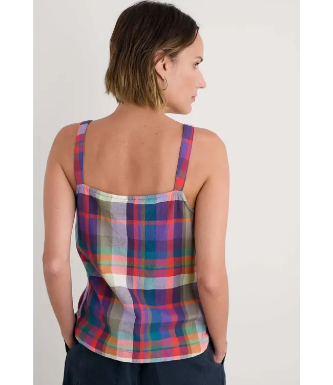 SEASALT CORNWALL •• Hare's Tail Vest | Florabunda Multi Damson