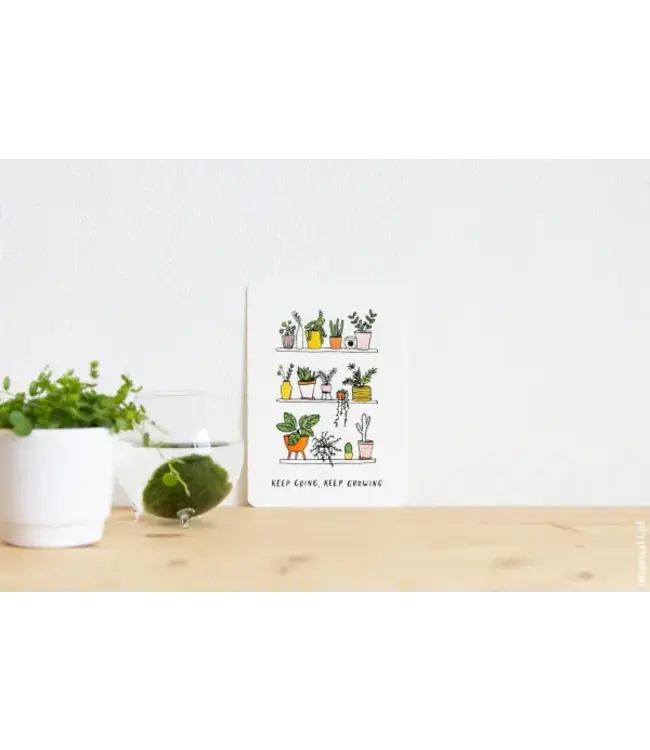 Nina Maakt •• Kaart | Keep going, keep growing