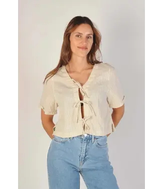 KUYICHI •• Beau top- ecru