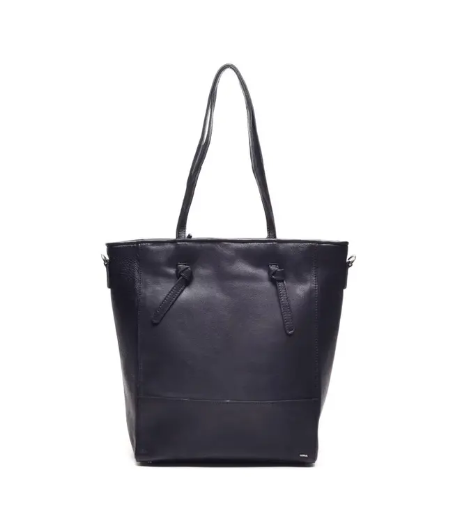 Berba •• Leren Shopper Lucca | Navy
