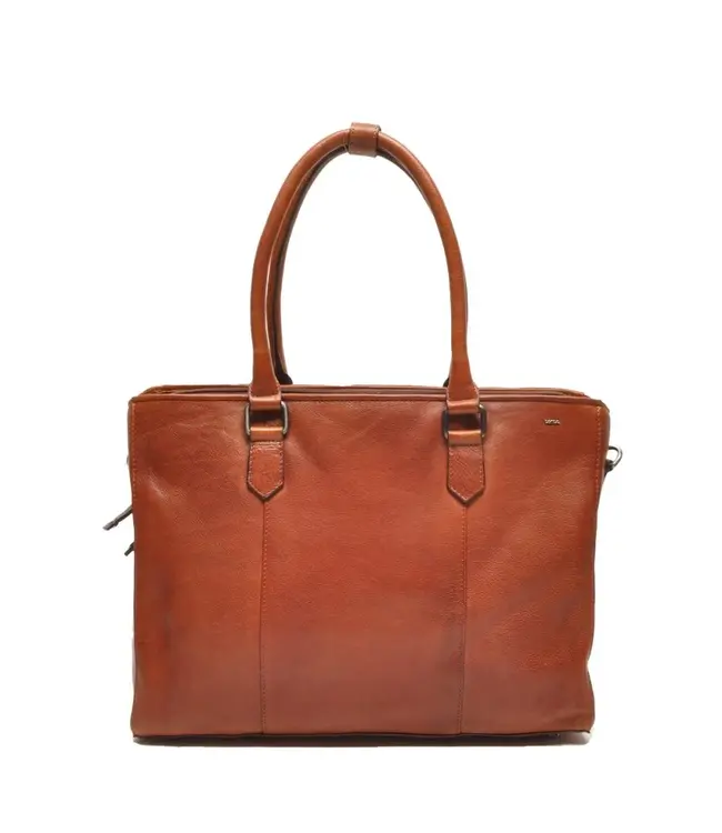 Berba •• Leren businesstas Lucca | Brandy