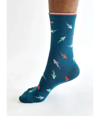 THOUGHT  •• Heren sokken Cielo Space Bamboo Socks - Steel Blue
