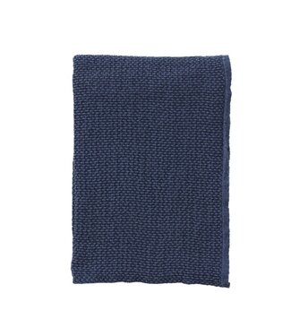 KLIPPAN PLAIDS •• Plaid Basket | Sea Blue