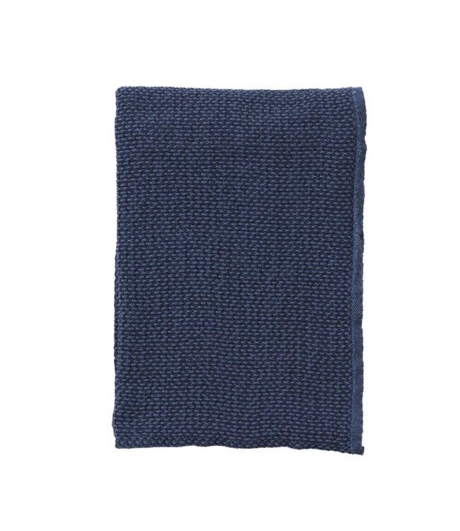 KLIPPAN PLAIDS •• Plaid Basket | Sea Blue