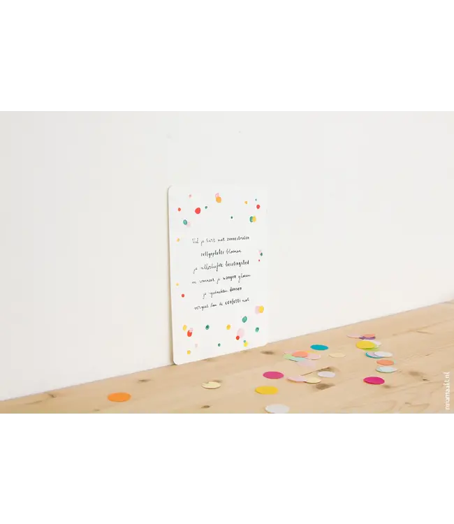 Nina Maakt •• Grote kaart | Vul je hart met zonnestralen