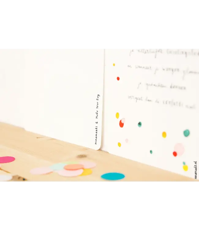 Nina Maakt •• Grote kaart | Vul je hart met zonnestralen