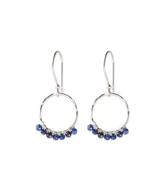 A BEAUTIFUL STORY •• Oorbellen Compassion Lapis Lazuli Zilver