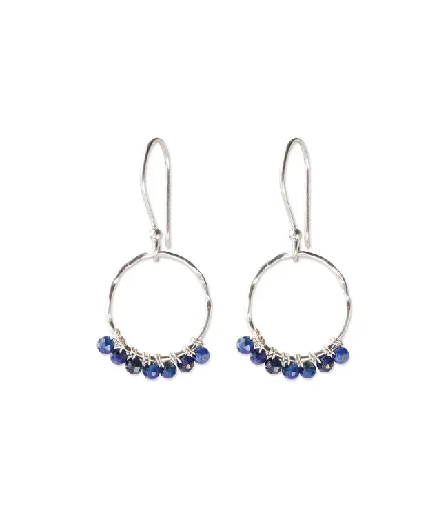 A BEAUTIFUL STORY •• Oorbellen Compassion Lapis Lazuli Zilver