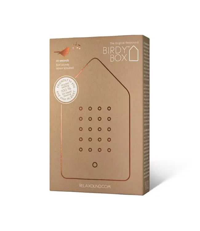 RELAXOUND •• BIRDYBOX - Stainless Steel