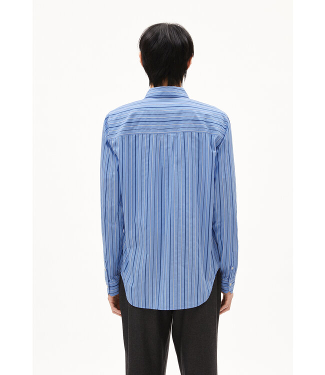 ARMEDANGELS •• Blouse GAVRAA STRIPES | Dark Morning