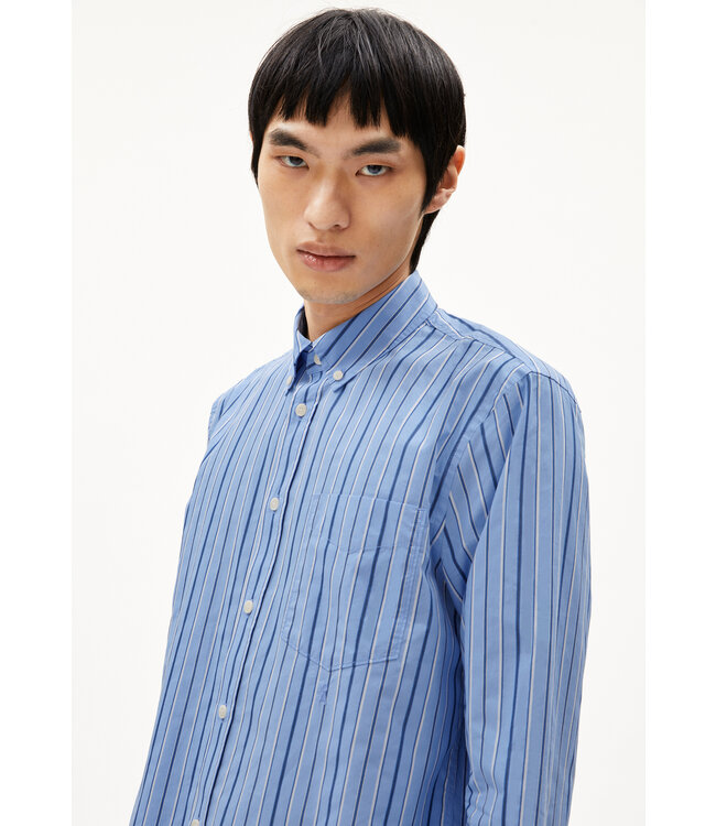 ARMEDANGELS •• Blouse GAVRAA STRIPES | Dark Morning