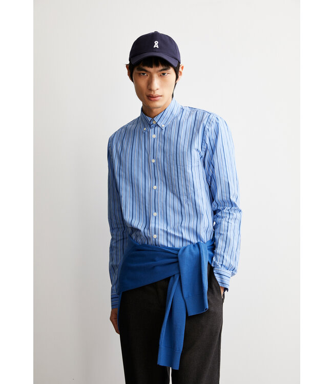 ARMEDANGELS •• Blouse GAVRAA STRIPES | Dark Morning