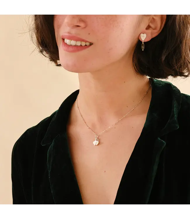 A BEAUTIFUL STORY •• Convinced Labradorite Necklace Silver Plated