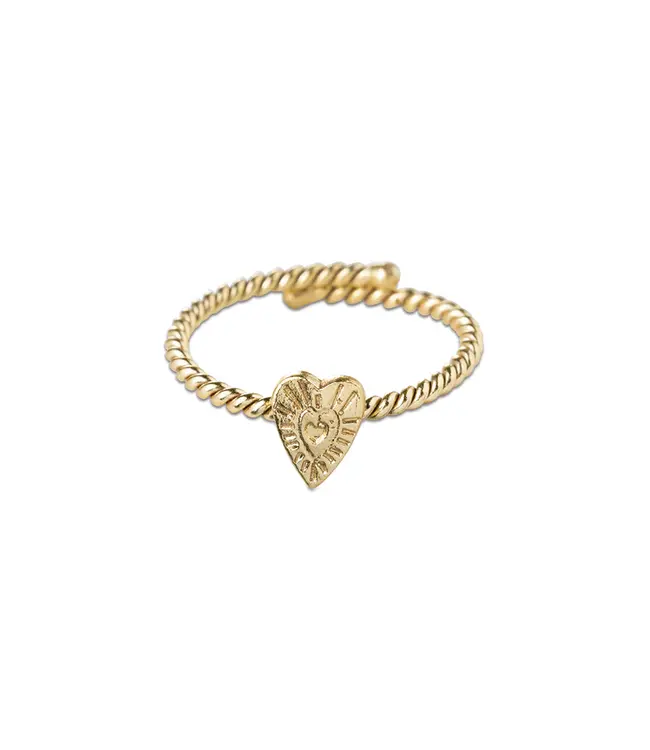 A BEAUTIFUL STORY •• Honorable Vintage Heart Ring