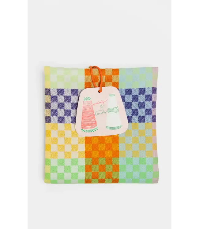 FOEKJE FLEUR •• Tea towel #58B checkered check