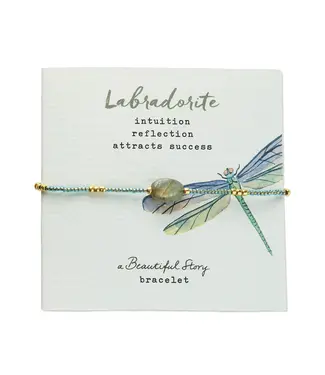 A BEAUTIFUL STORY •• Wanting Labradorite Bracelet