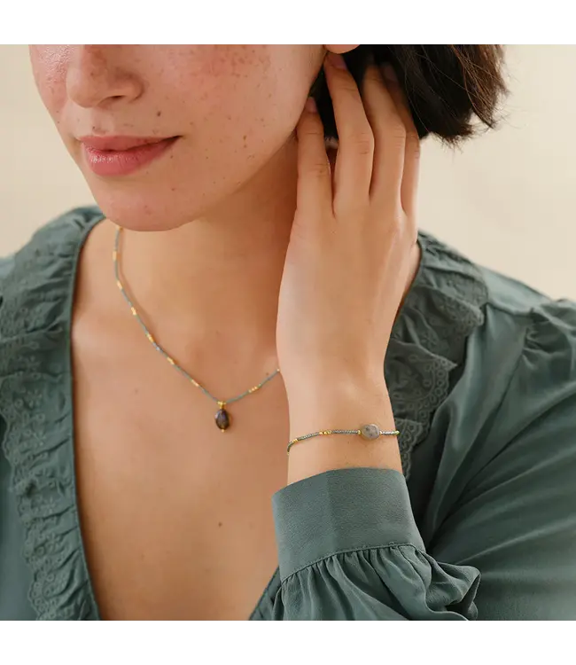 A BEAUTIFUL STORY •• Wanting Labradorite Bracelet