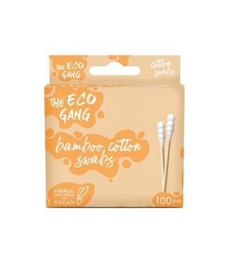 The Eco Gang •• Wattenstaafjes | Spiraalvorm - Wit | 100 stuks