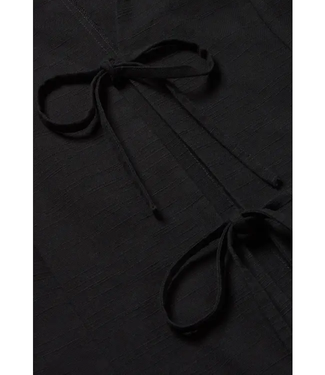 THINKING MU •• Elise Top bows | Black