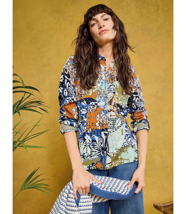 WHITE STUFF •• Sophie Organic Cotton | Orange Multi