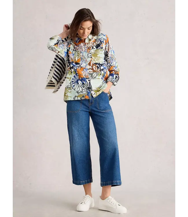 WHITE STUFF •• Sophie Organic Cotton | Orange Multi