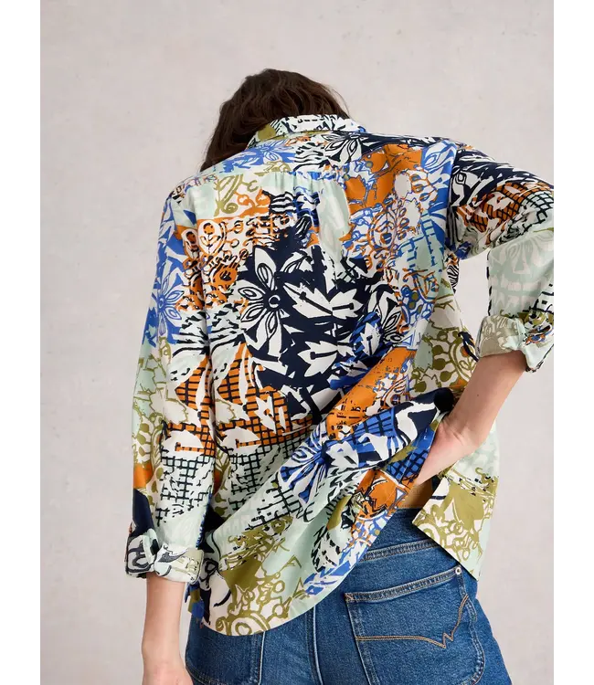 WHITE STUFF •• Sophie Organic Cotton | Orange Multi