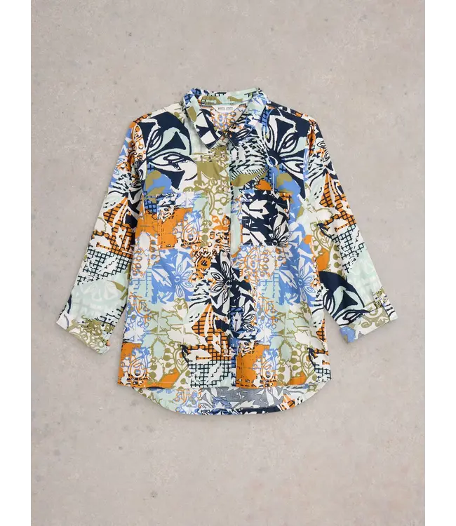 WHITE STUFF •• Sophie Organic Cotton | Orange Multi