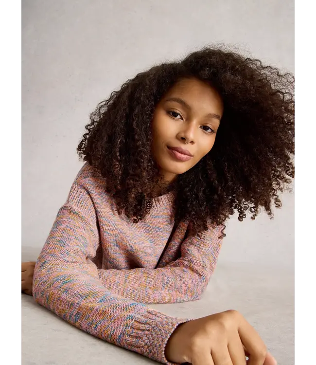 WHITE STUFF •• Victoria Jumper | Pink Multi