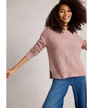 WHITE STUFF •• Victoria Jumper | Pink Multi