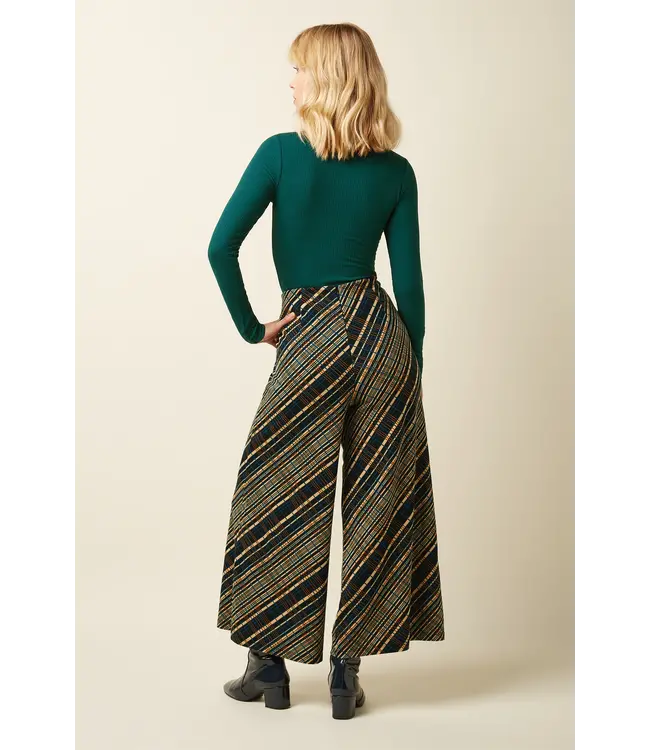 KING LOUIE •• Rollneck Top Uni Rib | Spruced Green