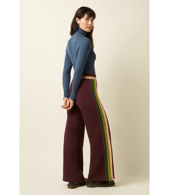 KING LOUIE •• Rollneck Top Uni Rib | Shadow Blue