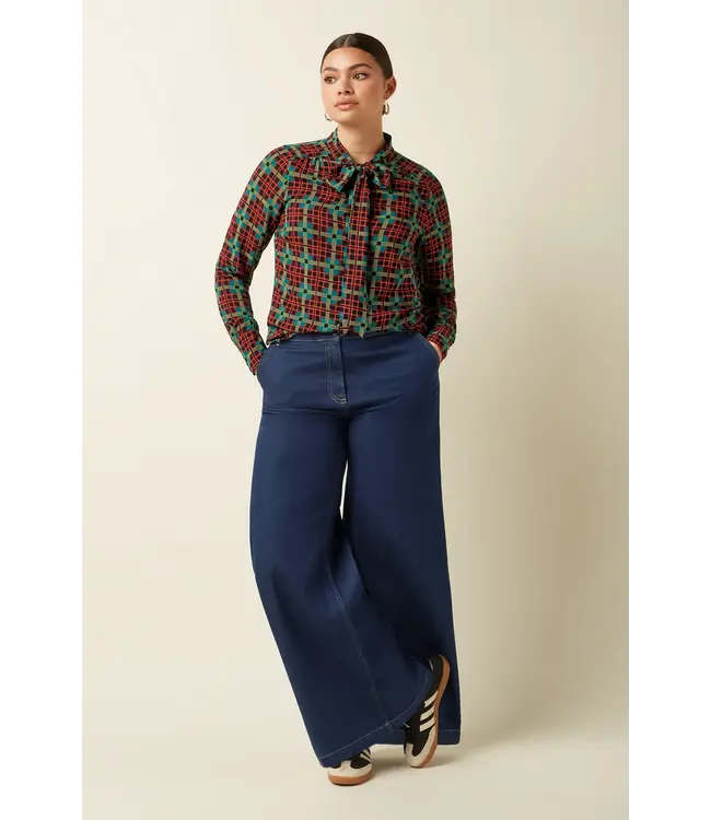 KING LOUIE •• Delia Blouse Duna | Black