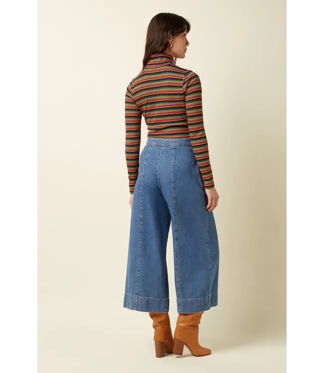 KING LOUIE •• Rollneck Top Lumi Stripe | Multi Color