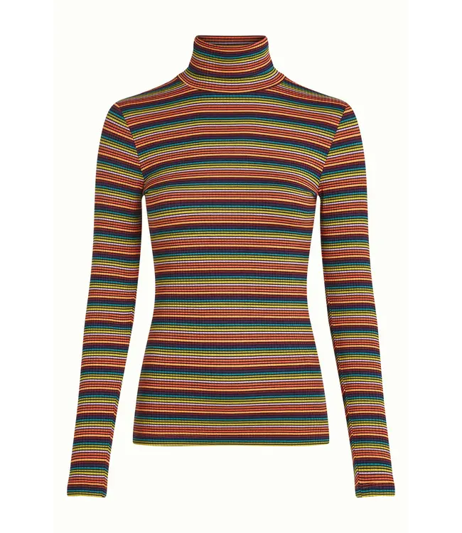 KING LOUIE •• Rollneck Top Lumi Stripe | Multi Color