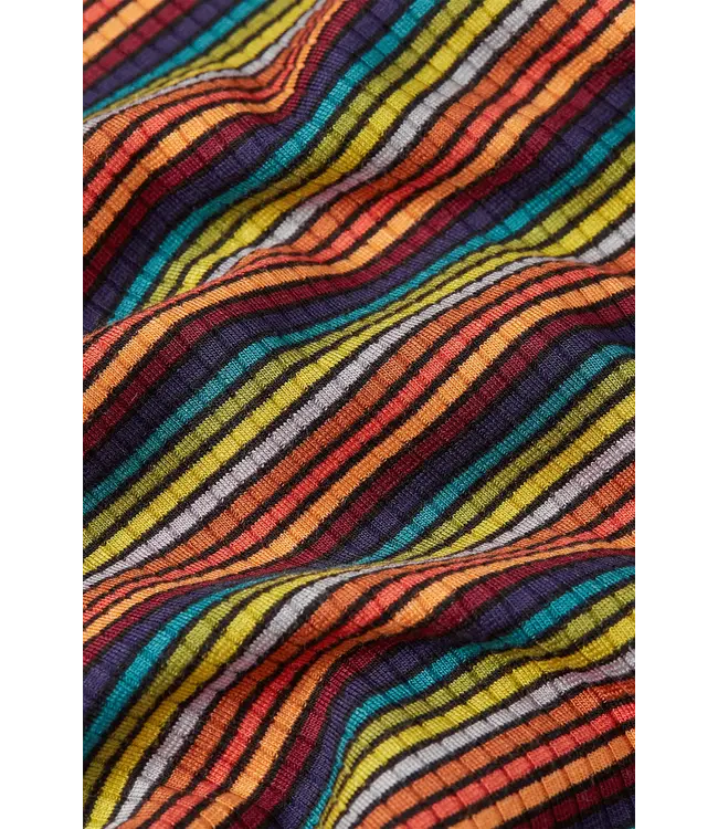 KING LOUIE •• Rollneck Top Lumi Stripe | Multi Color