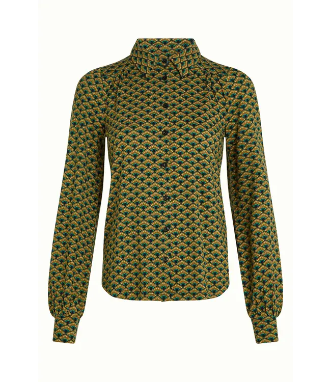 KING LOUIE •• Carina Blouse Frio | Spruced Green