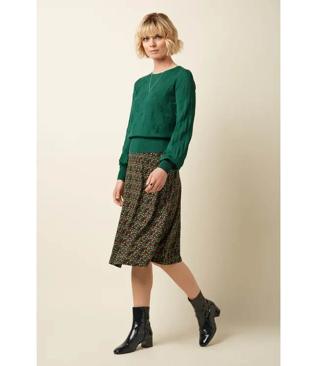 KING LOUIE •• Juno Skirt Mirth | Rhubarb Red
